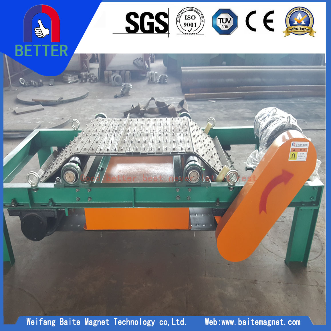 Introduction For Overband magnetic separator